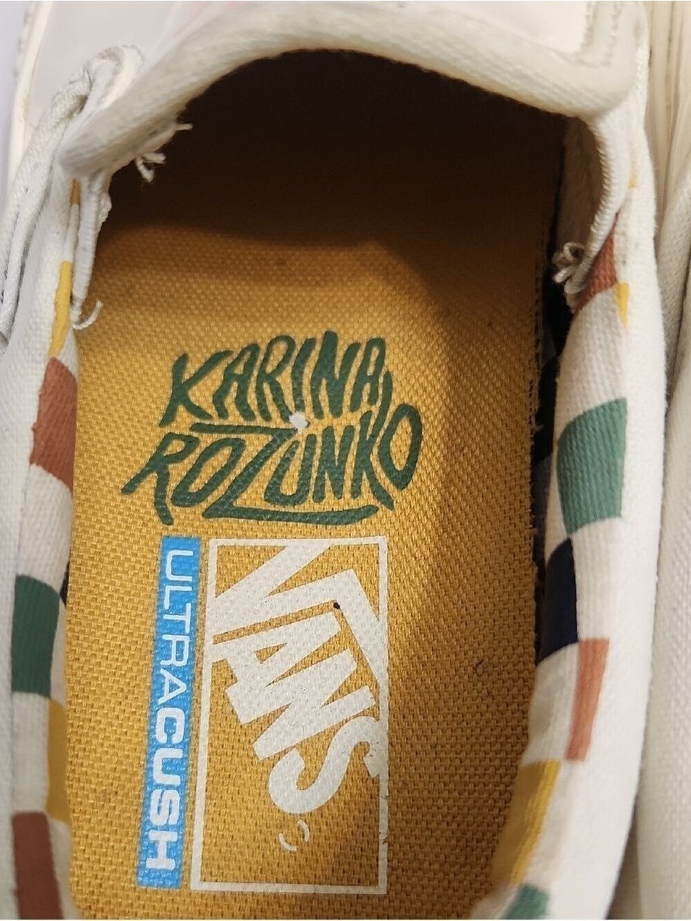 Vans × Karina Rozunko Heart Slip-on Platform Sneakers (W Size 5.5) - Picture 9 of 14